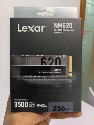 Lexar NM620 256 GB Internal SSD M.2 PCIe Gen 3*4 NVMe 2280 – 256GB