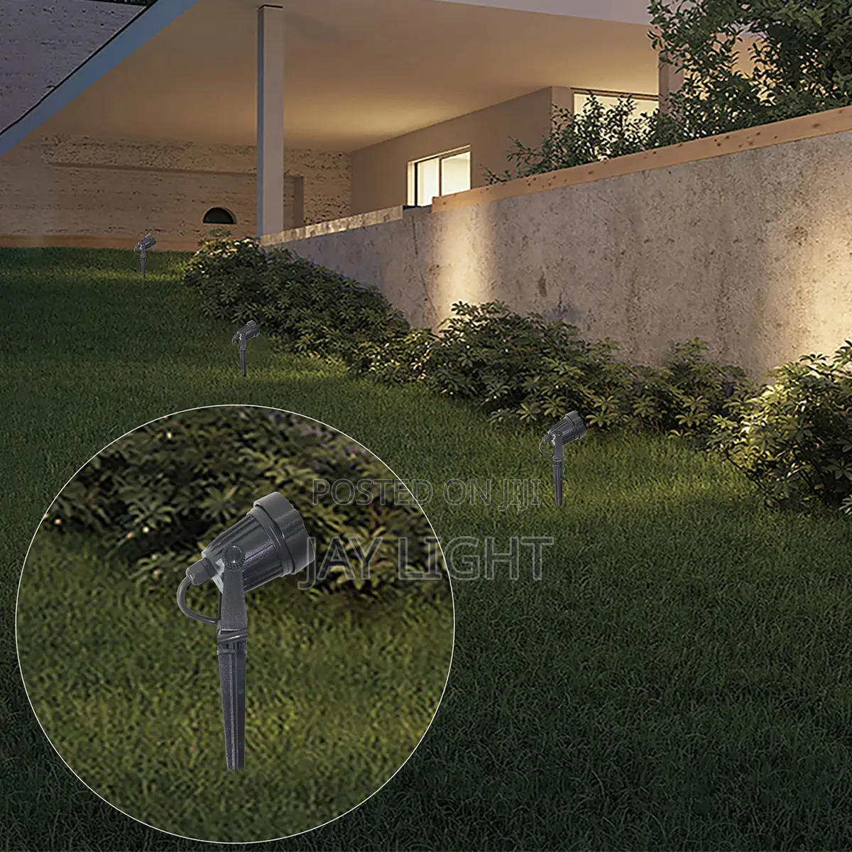 Outdoor Waterproof Garden Lawn Spike Light Courtyard