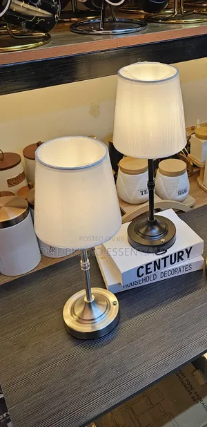 Vintage Metal Table Lamp – Rechargeable Cordless LED Bedside Lamp
