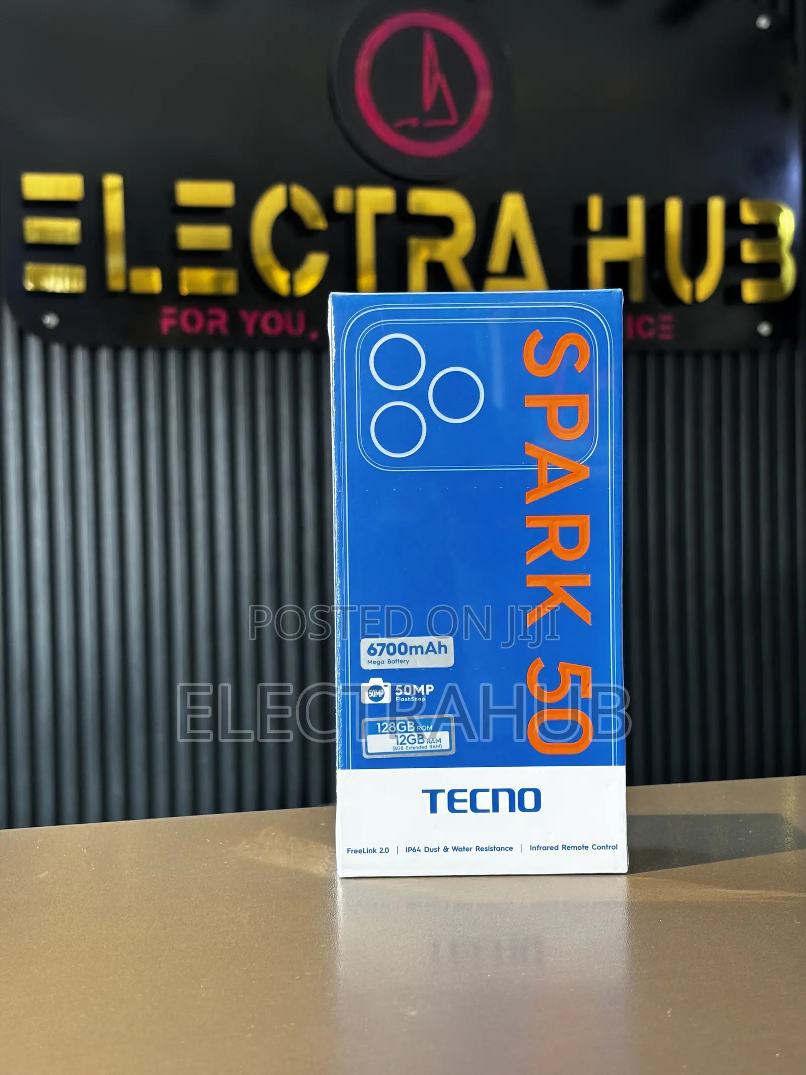 New Tecno Spark 50 128 GB Black