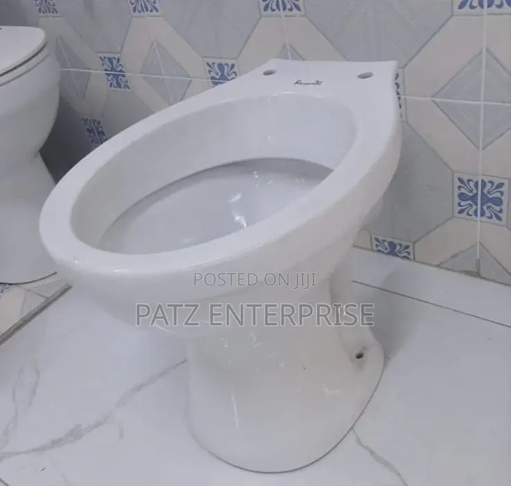 Toilet Pan With a Oval Bowl Design