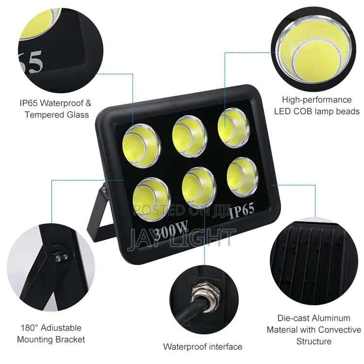 300W Outdoor IP65 Waterproof Floodlight Led Security Light