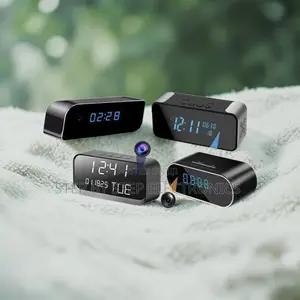 Professional Ultra HD WiFi Alarm Table Clock Hidden Spy Camera