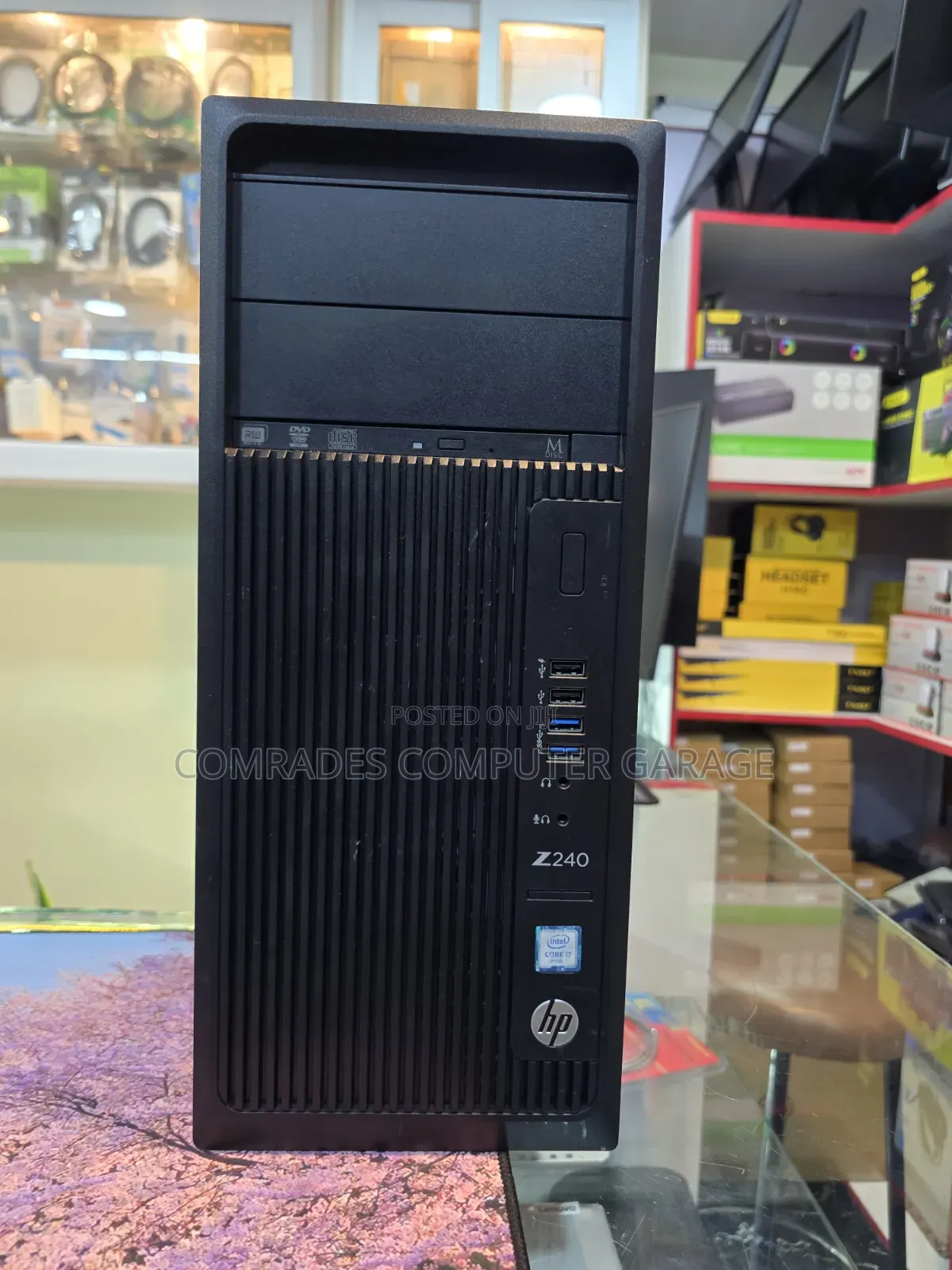 Desktop Computer HP Z420 16GB Intel Core i7 HDD 500GB