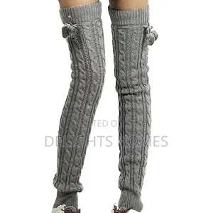 Knitted Thick Leg Warmers_za