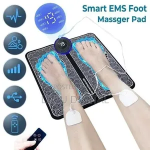 Ems Foot Massager Thick Mat With Electrode Pads