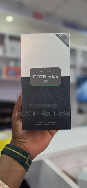New Infinix Note Edge 256 GB Black