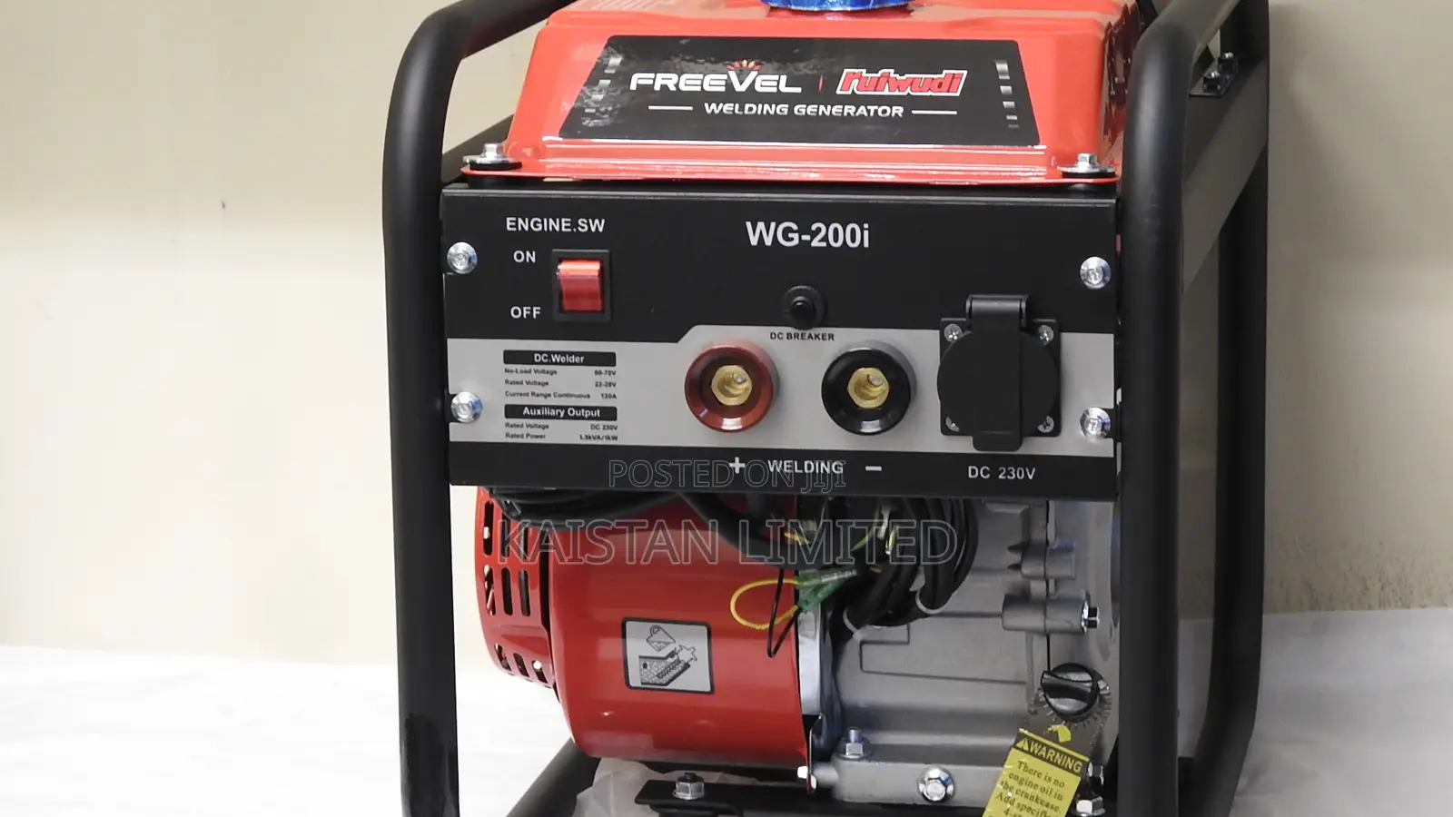 FREEVEL 120A Welding Generator – Ideal for Mobile Welding Jobs