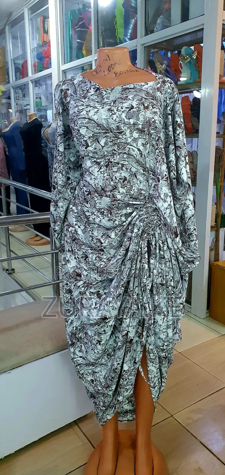 Drawstring Kaftan Dress|Maxi Dress