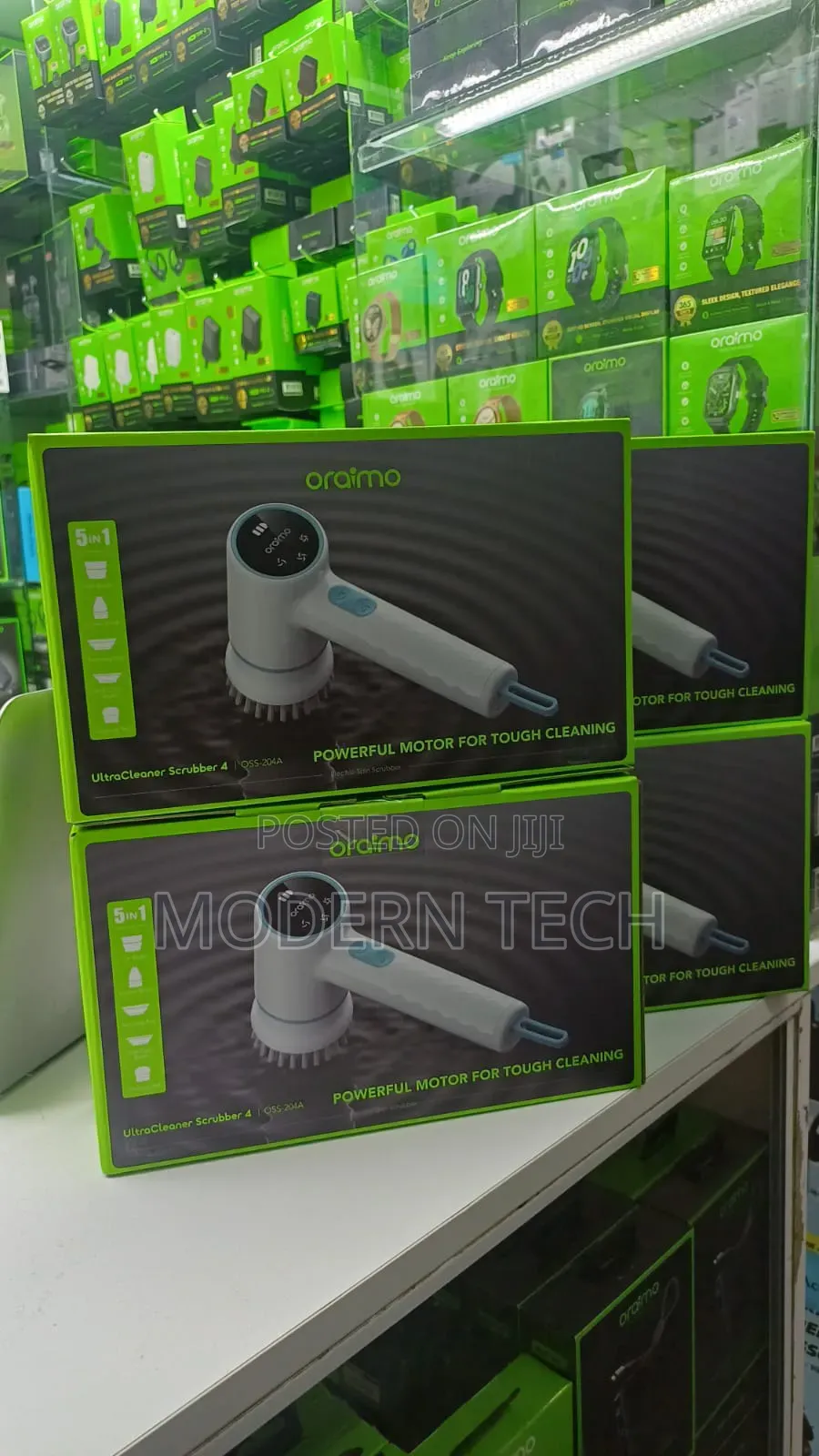 Oraimo Ultra Cleaner Scrubber Cordless 1.5H Runtime Spin Brush
