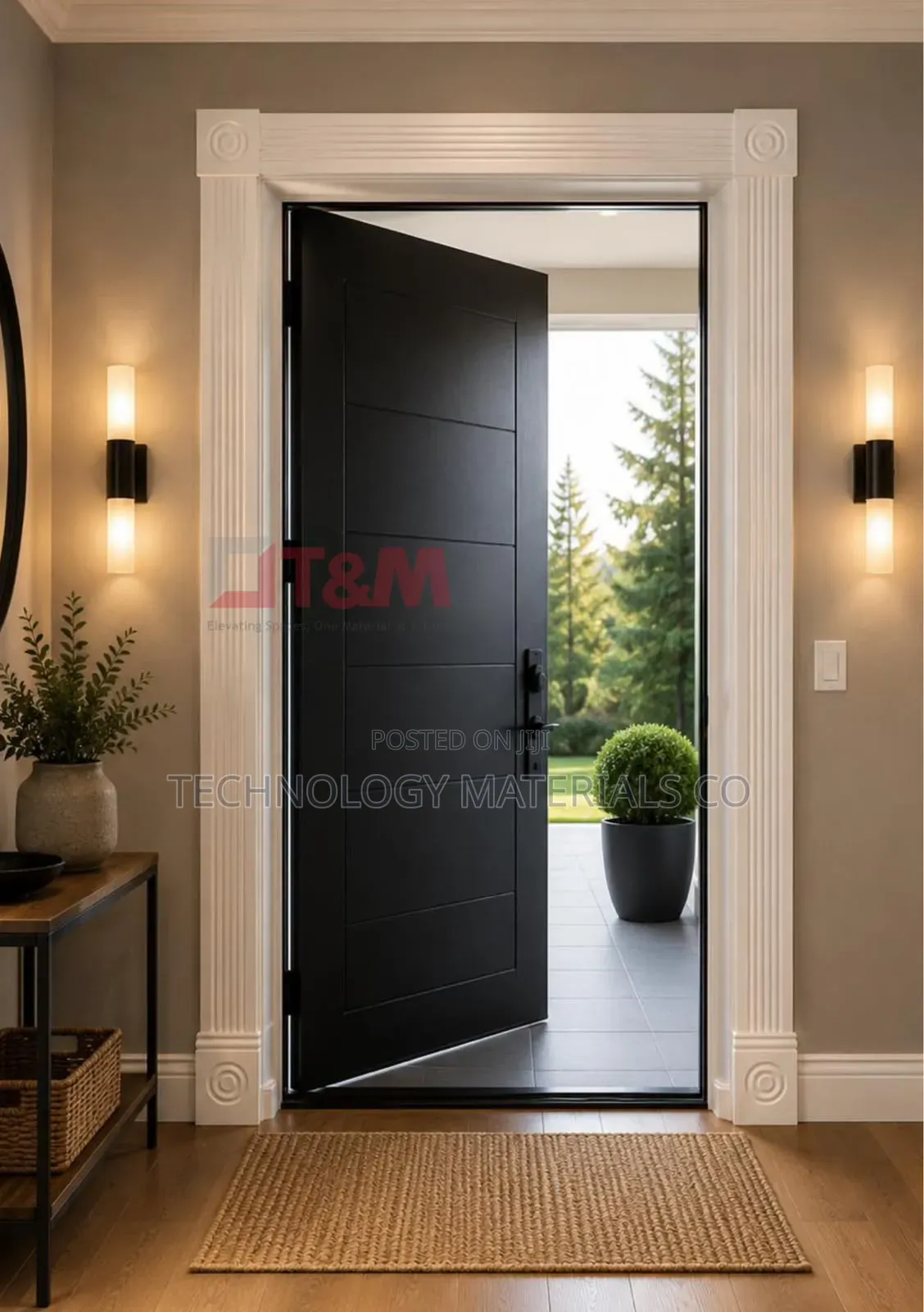Pu Door Frame Architrave / Decorative Door Moulding – Premium Finish