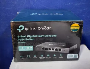 TP-Link TL-ES206GP Omada 6-Port Gigabit Managed Switch(4-Port PoE+)