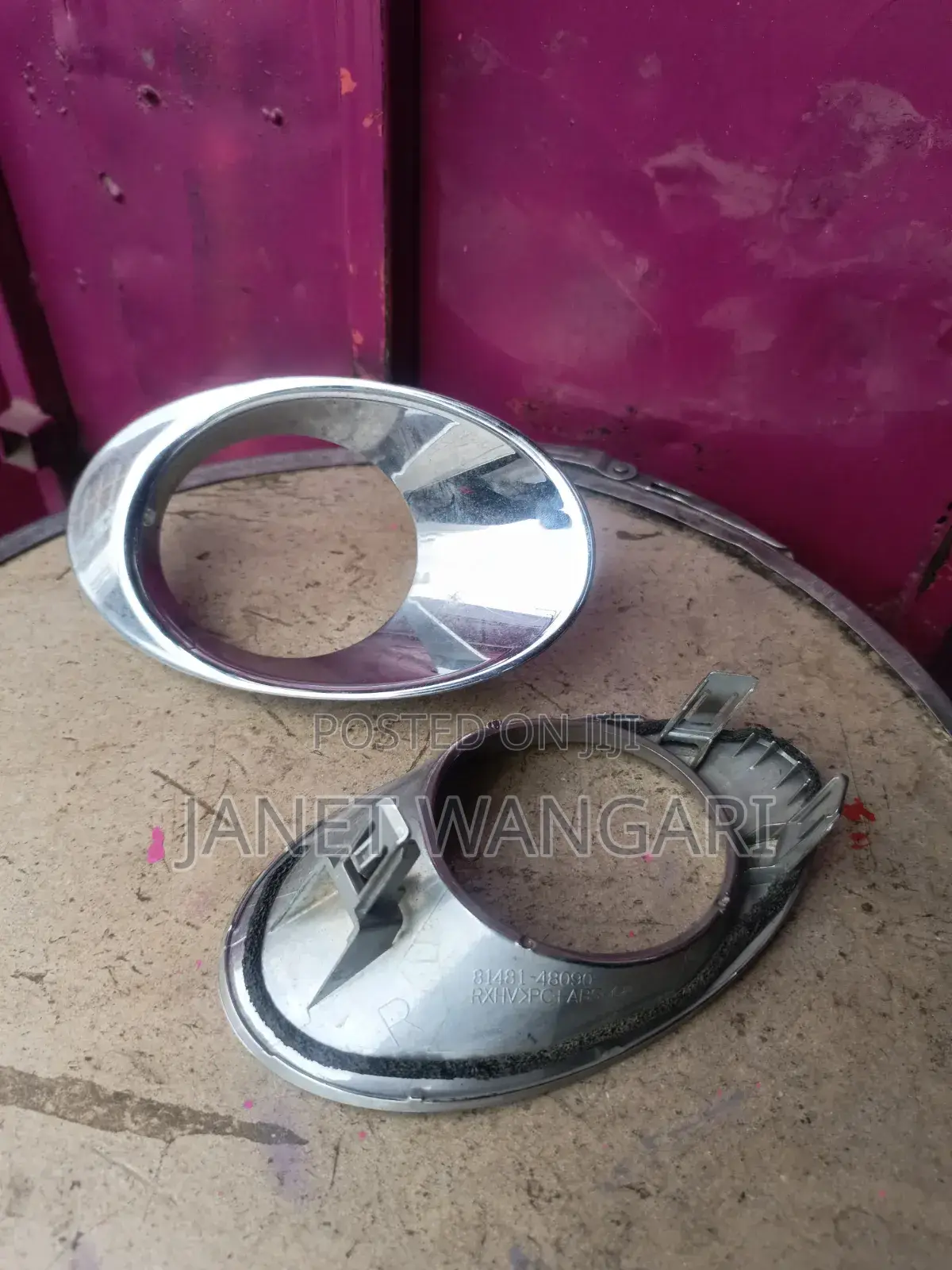 Lexus 270 Chrome Foglight Covers 2010_2015