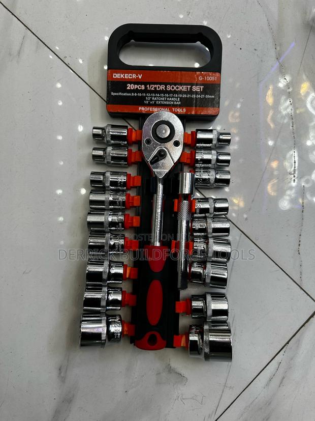 20pcs Ratchet Spanner Wrench Socket - main view