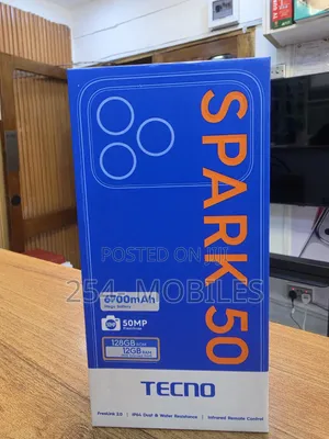 New Tecno Spark 50 128 GB Black