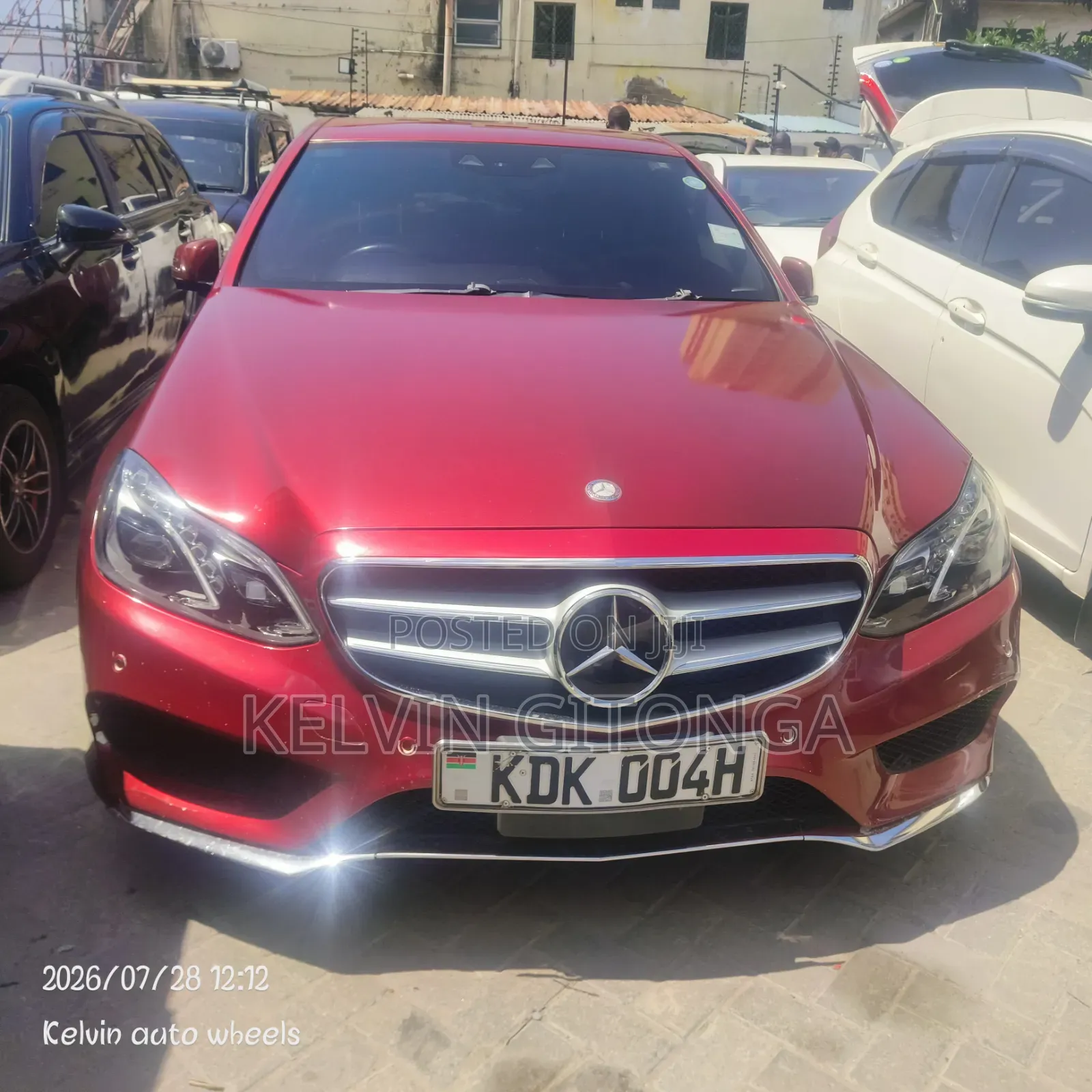 Mercedes-Benz E250 2016 Red