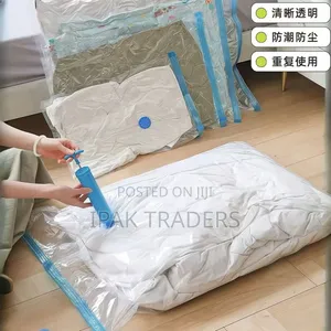 *5pcs Vacuum Storage Bags Plus Pump*