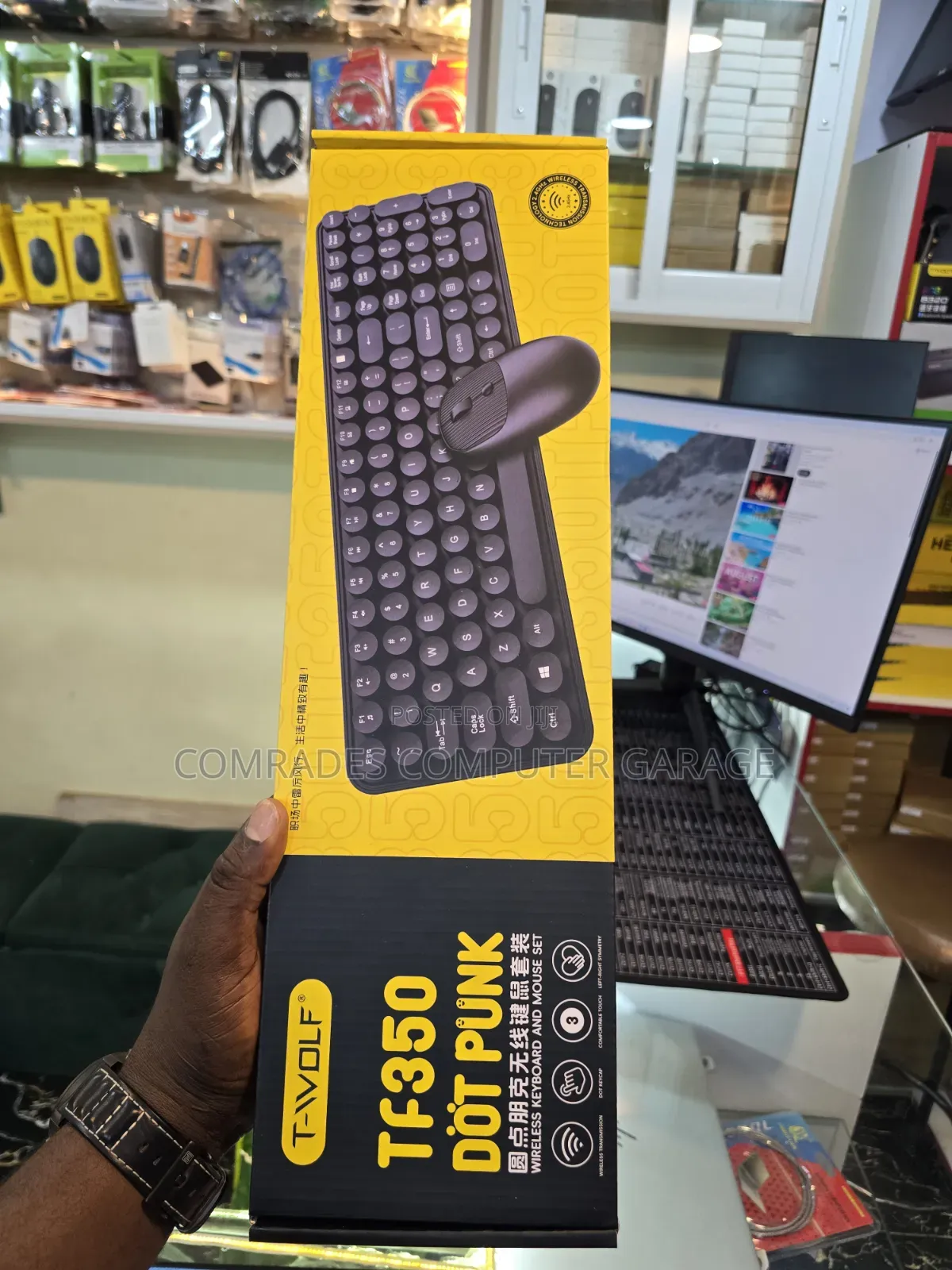 Wireless Combo Keyboard and Mouse