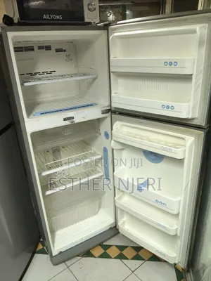 LG Silver Double Doors Fridge Very Clean