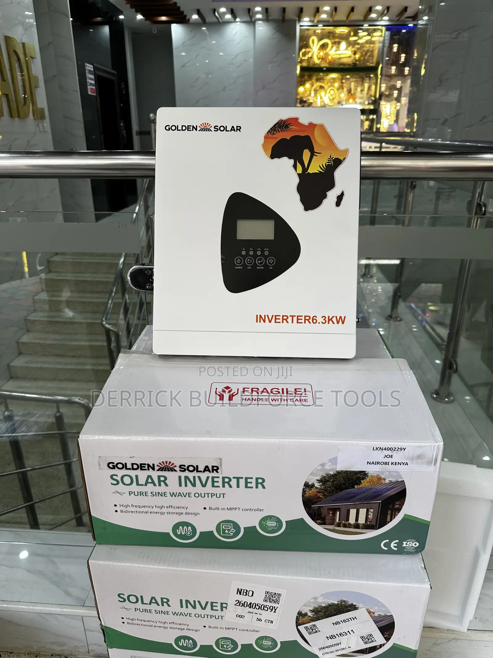 Golden Solar 8kva 6.3kw 48v MPPT Solar Inverter