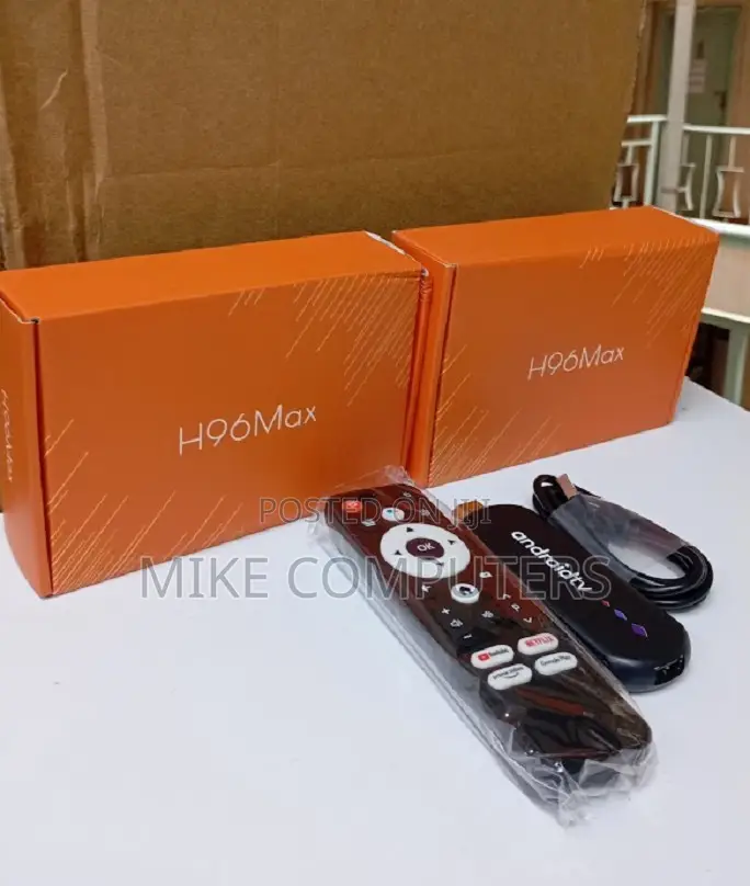Black TV Stick H96 Maxs905l Dongle
