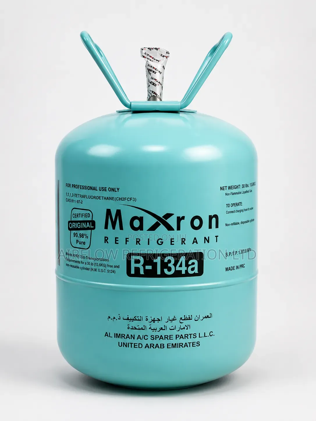 Maxron R134 Gas