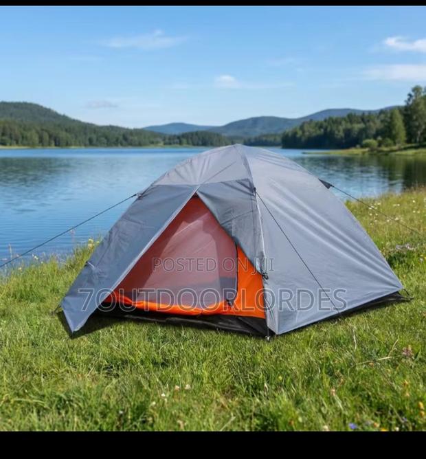 3-4 Person Double Layer Camping Tent - main view