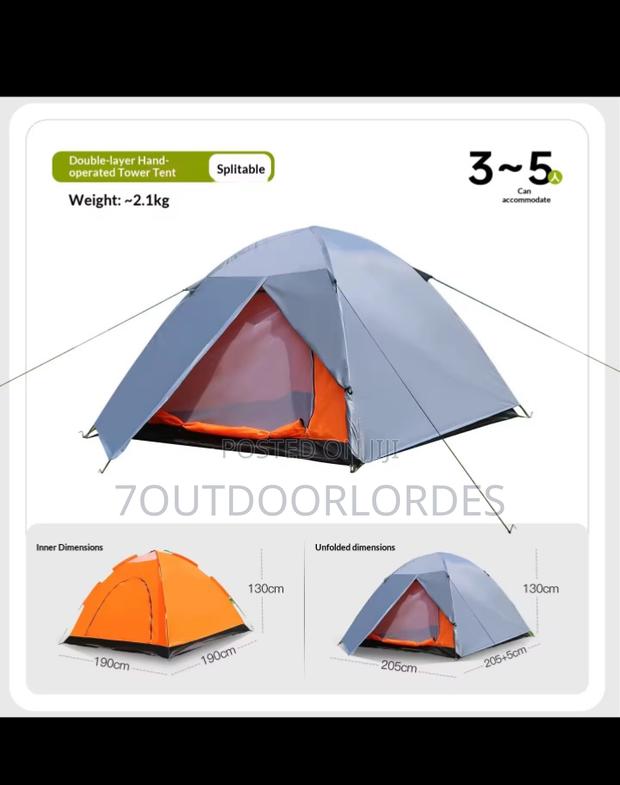 3-4 Person Double Layer Camping Tent - thumbnail 6