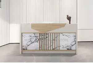 Office Desk : 1.8M MOK Modern Reception Desk