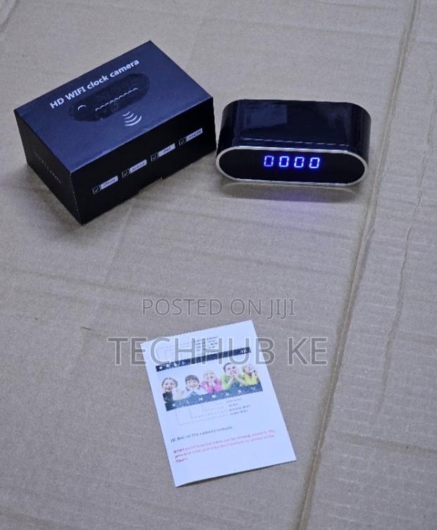 HD WiFi Clock Camera Hidden Security Camera 1080P Motion Detection