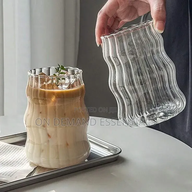 Cute Rippled Aesthetic Jars