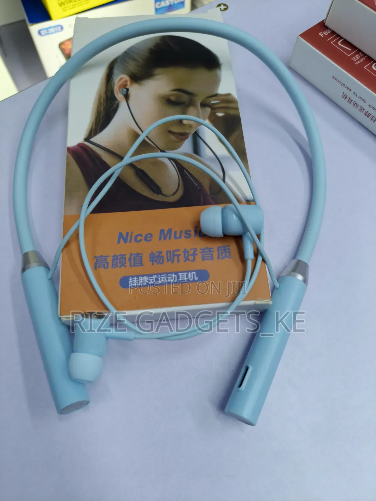 G08 Neckband, Great Bass, Neck Comfort in Black Blue and Red