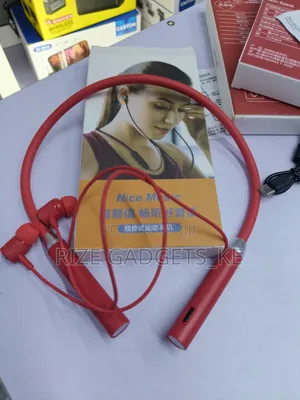 G08 Neckband, Great Bass, Neck Comfort in Black Blue and Red