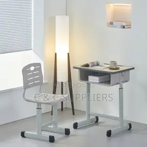 Adjustable Height Student Study Desk Chair.