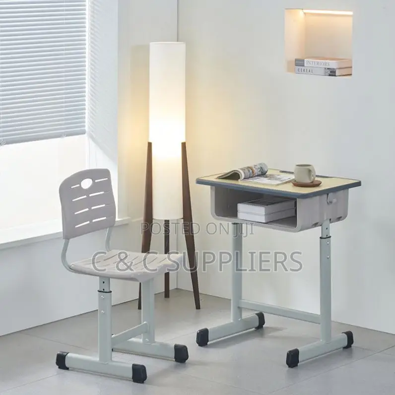 Adjustable Height Student Study Desk Chair.