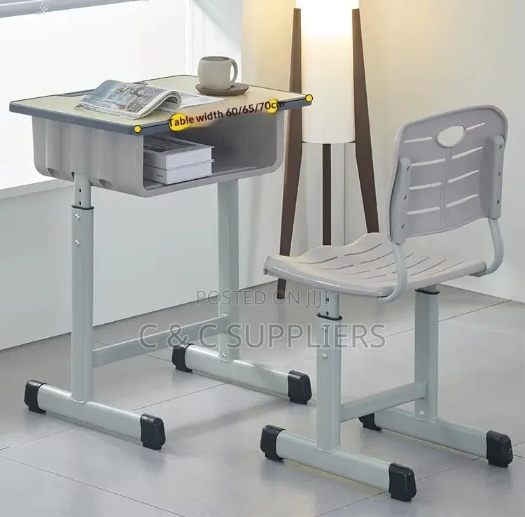 Adjustable Height Student Study Desk Chair.