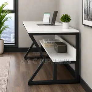 Office Computer Desk With Bookshelf