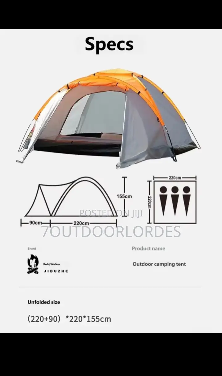 3-4 Person Tunnel Tent