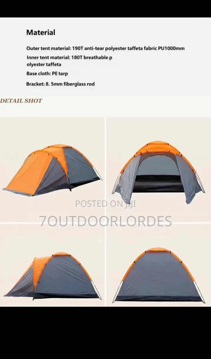 3-4 Person Tunnel Tent