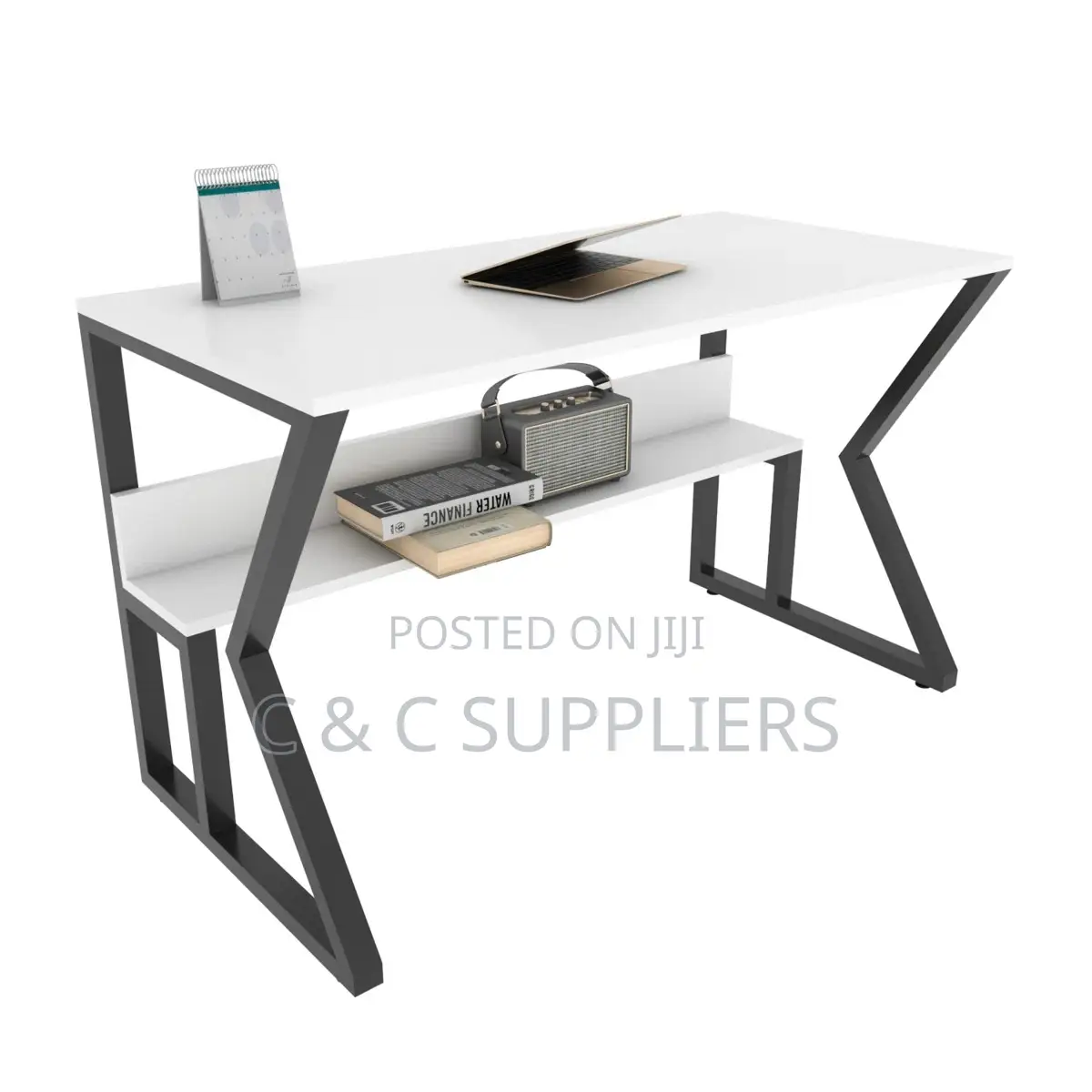 Office Computer Desk With Bookshelf