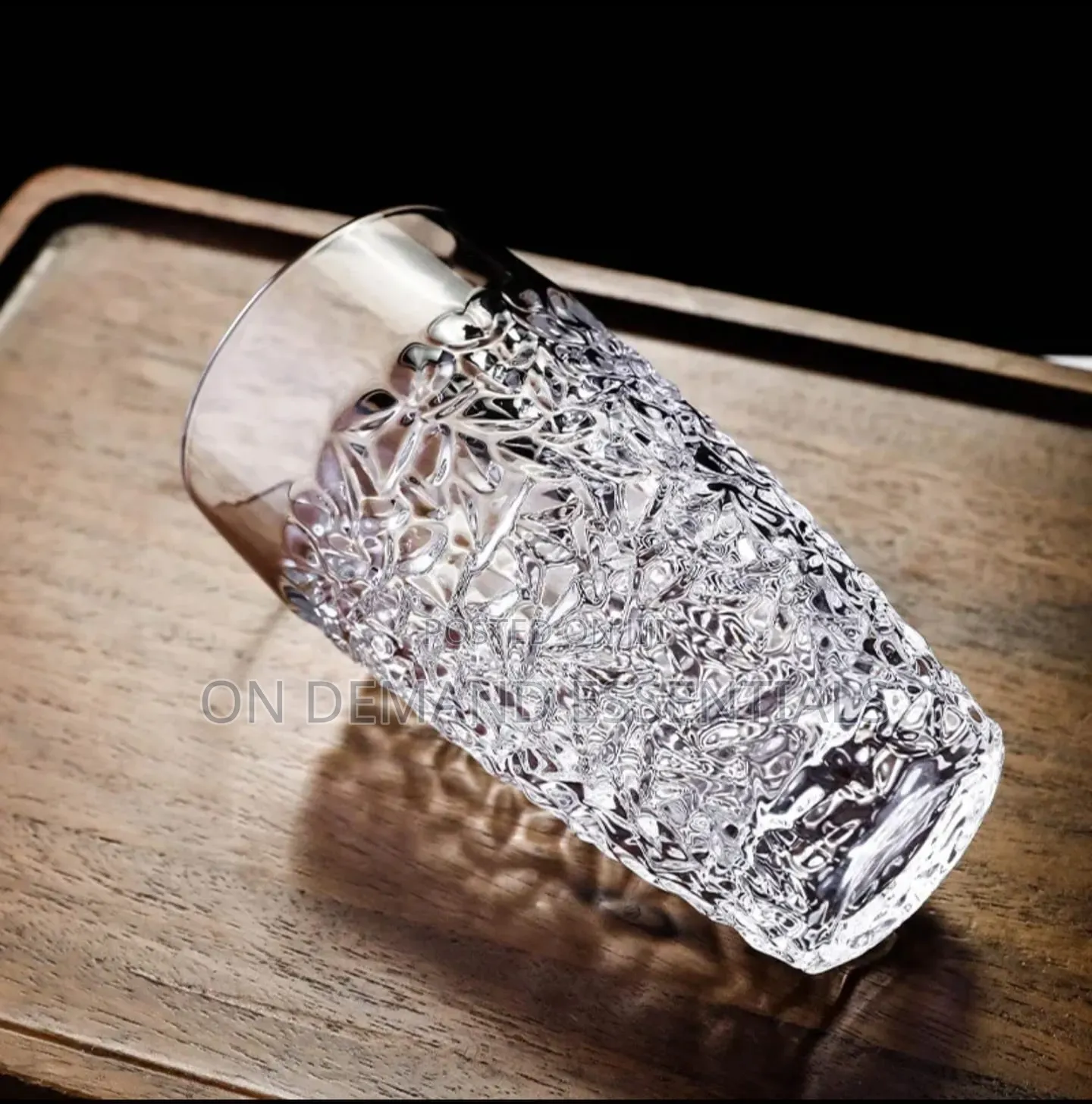 Premium Modern Clear Transparent Glassware