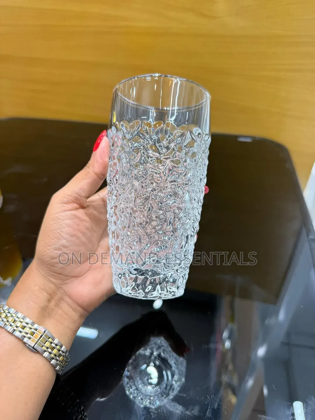 Premium Modern Clear Transparent Glassware