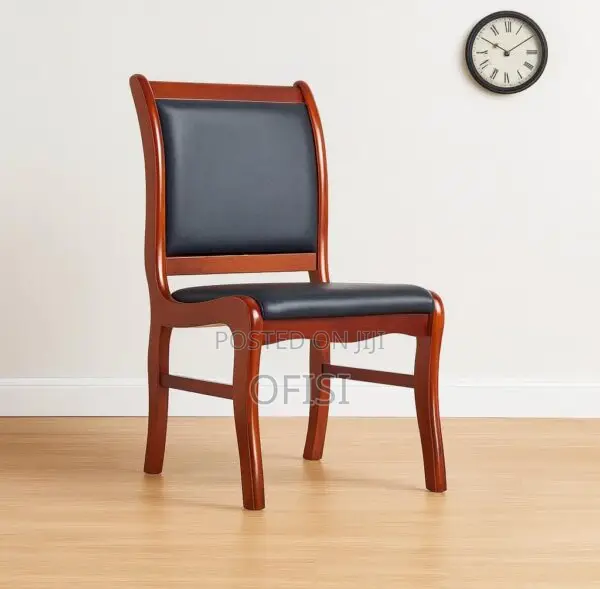 Office Chair; Wooden Visitor's Office Chair