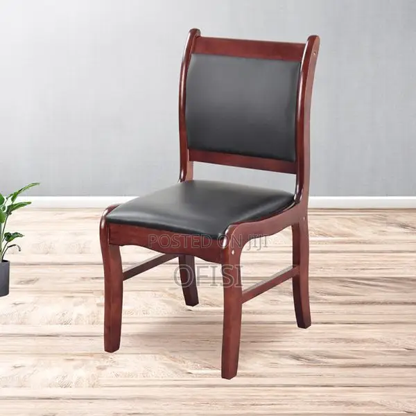 Office Chair; Wooden Visitor's Office Chair
