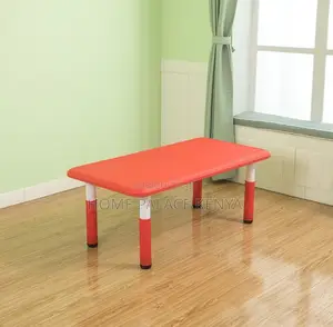 Plastic Table: Rectangular Fireproof Preschool Table