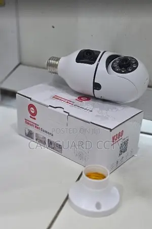 Quality Dual Lens V380 Pro Bulb PTZ WiFi Security Camera 360° HD