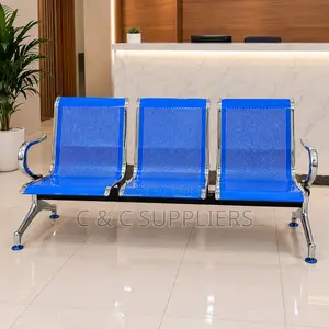 3-Seater Full Steel Visitor's Bench.