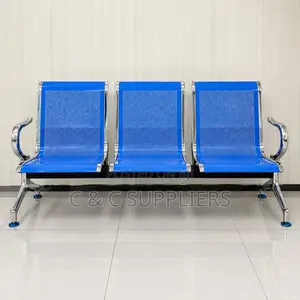 3-Seater Full Steel Visitor's Bench.