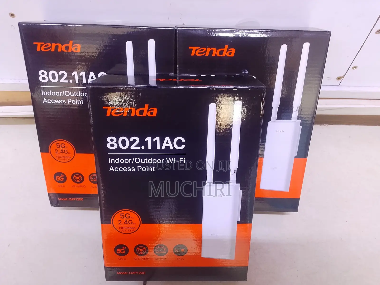Tenda OAP1200 IP65 Outdoor Wireless Access Point Gigabit