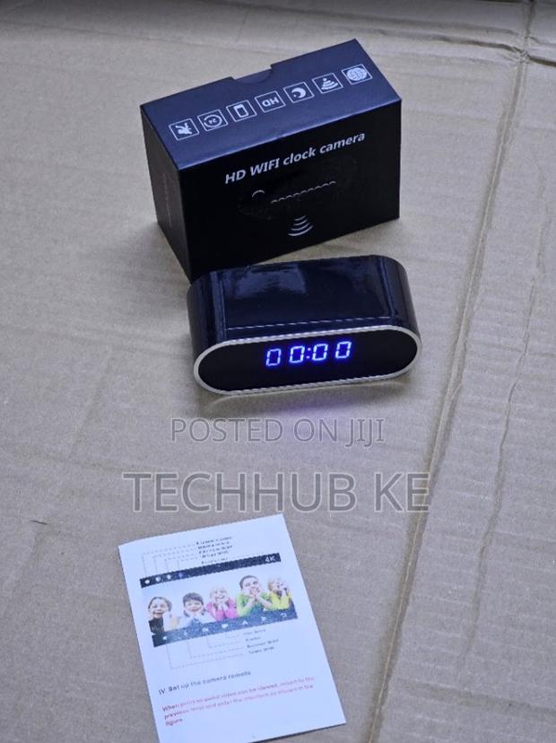 Hidden Clock Camera 1080P WiFi Security Camera for Home and Office